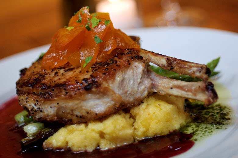 Eleven Eleven Mississippi signature dishes Wild Boar RavioliBraised Pork ShankHouse-Made Mozzarella﻿﻿